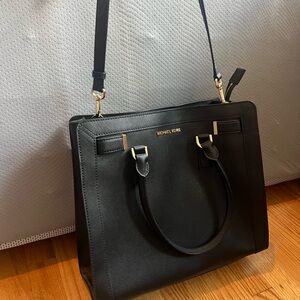 Michael Kors Black Satchel Bag
